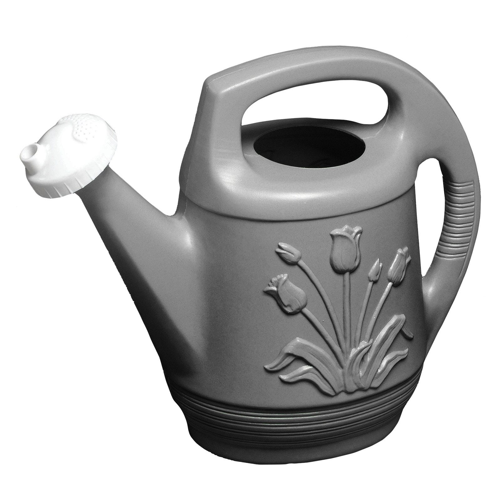 Bloem Promo Watering Can Rotating Duel Nozzle 2 Gallon Peppercorn by Bloem