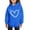 Blue1, variant on KyCheLot Sweatshirts for Girls with Pocket Pullover Casual Long Sleeve Cute Print Hoodies Dailywear 3-14 Years