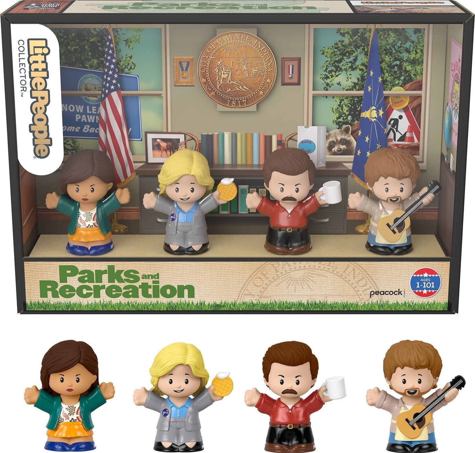 Little People Collector - Harry Potter e il prigioniero di Azkaban, 4 personaggi in Edizione Speciale, include Harry, Sirius Black, Remus Lupin e Peter Minus, giocattolo da collezione, 8+ anni, HVG47