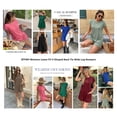 thumbnail image 4 of BTFBM Rompers for Women Summer Casual Dressy One Piece Shorts Tshirt Pants Jumpsuit Beach Vacation Clothes Outfit, 4 of 9
