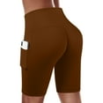 thumbnail image 4 of Shorts pour Femmes, Shorts Cyclistes Basiques pour Femmes, Leggings de Compression d'Entraînement, Shorts de Yoga, Pantalons, 4 of 6