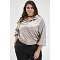 thumbnail image 1 of Chaqueta bomber Tallas Extras, 11811 (Beige) beige 38 Roman Fashion CH-ZB-11811-BEIGE, 1 of 8