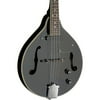 Stagg Acoustic-Electric Bluegrass Mandolin with Nato Top Gloss Black