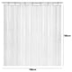 thumbnail image 2 of Cortina de ducha transparente impermeable, cortinas de baño PEVA con gancho (180x180cm), 2 of 7