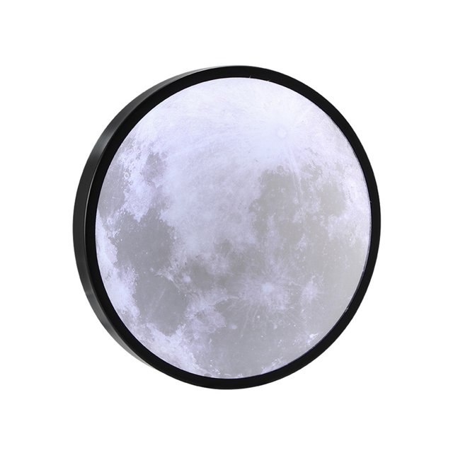 USB LED Moon Mirror USB Charging Night Light Round Mirror Desk Lamp Led Makeup Mirror