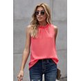 thumbnail image 1 of POGLIP Women's Red Ruffle Trim Neckline Tank Top, 1 of 6