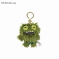 thumbnail image 3 of Keychain Crochet Animals Keychain,Funny Ugly Monster,Collectible(Keychain - Underwear (Green), 3 of 3