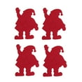 thumbnail image 1 of stanreset 4Pcs Xmas Silverware Holders Cartoon Cover Fabric Spoon Pockets Party Table Restaurant Hotel Tableware Decors Red, 1 of 5