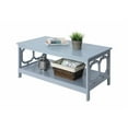 thumbnail image 2 of Convenience Concepts Omega Collection Coffee Table with Shelf, Gray, 2 of 6