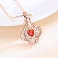 thumbnail image 2 of Love Knot Cremation Jewelry with Crystal Heart Urn Necklace for Ashes Cremation Jewelry for Ashes Love Heart Urn Pendant Memorial Keepsake Jewelry, 2 of 6