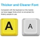 thumbnail image 4 of Teclado de computadora con impresión grande, teclado USB con cable de alto contraste con letras impresas de gran tamaño para personas con discapacidad visual y baja visión Adepaton CZDZ-HY60, 4 of 9