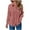 Pink, variant on Womens Shirts Dressy Casual Lapel Neck Long Sleeve Button Down Shirt with Pockets Solid Basic Office Work Blouses