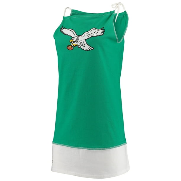 Philadelphia Eagles Refried Apparel Women's Vintage Tank Dress Kelly