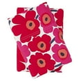 thumbnail image 4 of Marimekko Mini Unikko Pillowcase Pair, Standard, Red, 4 of 8