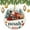 Pattern-3, variant on Custom Helicopter And Santa Claus Christmas Ceramic Ornament Santa Flying Airplane Double-Sided Ceramics Ornaments Holiday Ornament for Home Christmas Tree Decor Gifts Keepsake for Family