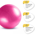 thumbnail image 1 of Exercise Gym Ball Anti-burst Pilates Yoga Core Birthing Training With Pump, 1 of 4