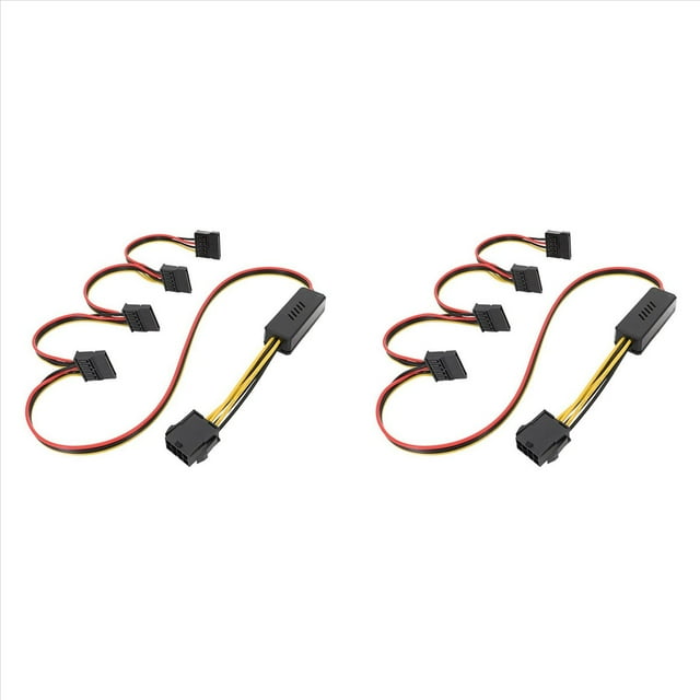 2X Cable de CPU de Placa Base de 8 una Disco Duro Cable de Fuente de AlimentacióN de CPU de 8 una Disco Duro SATA Cable de Disco Duro de 12 V una SATA
