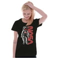 thumbnail image 4 of Retro Astronaut NASA Worm Logo Women's T Shirt Ladies Tee Brisco Brands S, 4 of 5