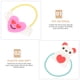 thumbnail image 5 of 20 gomas elásticas para el pelo para niñas, con temática de San Valentín, para coleteros, 5 of 7