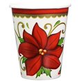 thumbnail image 1 of Gobelets en Papier Botaniques d'Hiver pour Fête, 9 Oz, 50 Ct., 1 of 3
