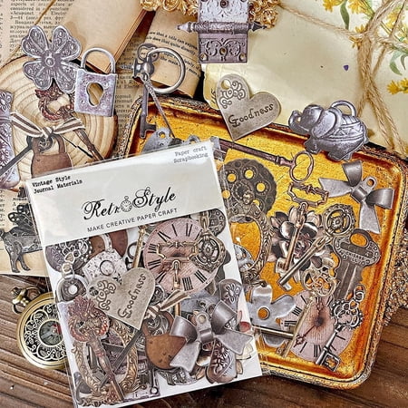 SunWMart Scrapbook Paper Hollow Out Photo Frame Background Decorative Paper 30PCS Vintage Cutout Collage for Junk Journal Card Making Crafts Planners Album Embellishments