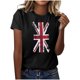 thumbnail image 1 of Camisetas de Verano de Manga Corta de las Mujeres Nuevo Suéter de Cuello de Tripulación, Top de Fiesta Impreso Casual para la Primavera, 1 of 4