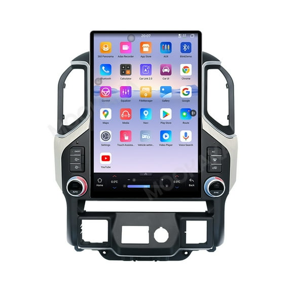 MOOKAKA 15.6" Smart Display Radio Audio Media Player for Chevrolet Silverado/GMC-SIERRA 2019-2022 Universal Car Navigation GPS Upgrade Headunit Android Replacement HD Screen Carplay Accessories