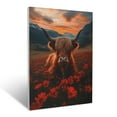 thumbnail image 3 of Wall Art Highland Cow Sunset Picture Canvas Wall Art Print Paintings Modern Artwork For Living Room Wall Decor And Home Décor Framed Ready To Hang-12×16 In, 3 of 6
