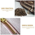 thumbnail image 3 of 1 Ensemble de Bouchons de Fermeture Éclair pour Réparation de Fermeture Éclair en Alliage Kits de Réparation de Vêtements, 3 of 9