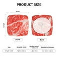 thumbnail image 6 of Gaeub Beef Steaks Square Chair Seat Cushion Cover,Wear-Resistant Chair Seat Cover, Household Chair Essentials,Anti-Scratch, 6 of 9