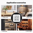 thumbnail image 4 of Tuya WIFI Temperatura Humedad Sensor Interior HigróMetro TermóMetro Detector Smart Life Control Remoto, 4 of 5