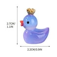 thumbnail image 3 of Fiudx Adornos de Patito Luminoso, Minijuego de 10 Piezas de Resina, Colores Brillantes para Decoración Del Hogar, Manualidades, Accesorios para Peceras, Decoración de Mesa, Narración de Cuentos, Tama, 3 of 4