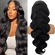 thumbnail image 3 of Yanonmyfd 28 Inch Glueless Wigs Human Hair Pre Plucked Body Wave 5x5 HD Lace Closure Wigs Pre Cut for Black Women 180% Density Easy to Wear Lace Front Wigs Human Hair Natural Color, 3 of 26