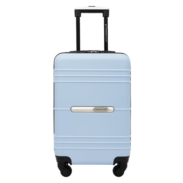 Travelers Club Richmond Hardside 20" Rolling Carryon Luggage Blue