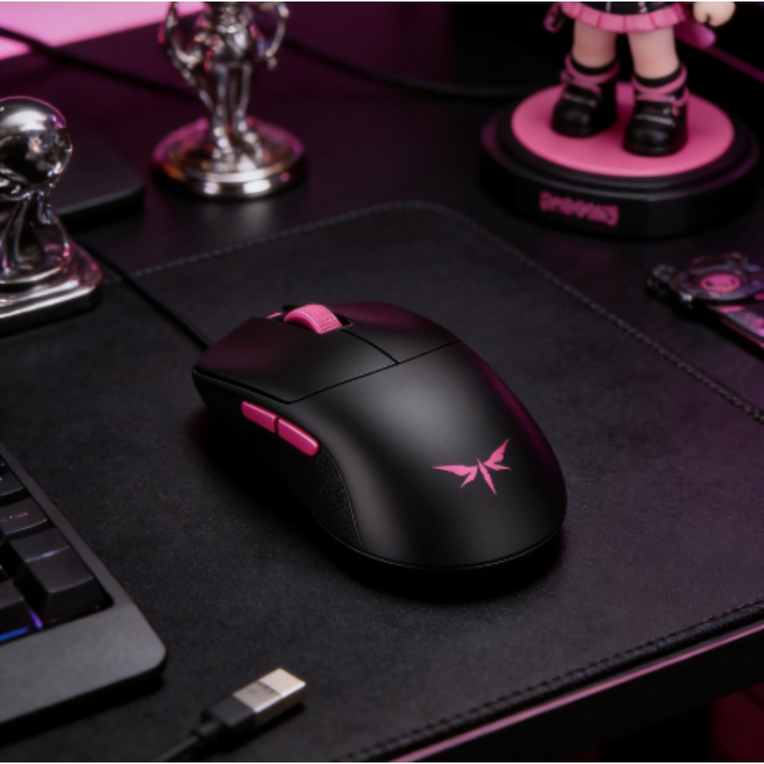 Triple Mode Wireless Gaming Mouse Dragonfly Master, Lightweight Long Battery Life Bluetooth Mouse for Gaming
