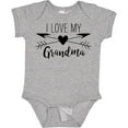 thumbnail image 3 of Inktastic I Love My Grandma Heart and Arrows Boys or Girls Baby Bodysuit, 3 of 5