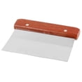 thumbnail image 1 of Wood Handle Stainless Steel Cake Dough Scraper Cutter, 1 of 1