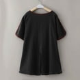 thumbnail image 5 of Ketyyh-chn99 Girls Short Sleeve Shirts Girl Toddler Clothes Short Sleeve T Shirts Tops Tee Clothes for Children Girls Black,7-8 Years, 5 of 5
