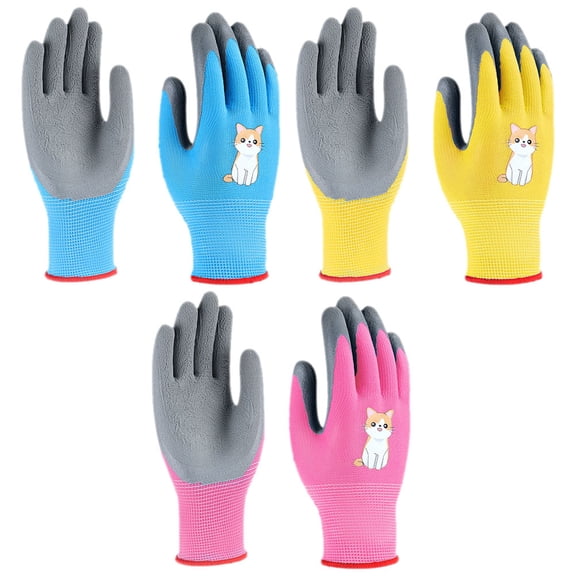IFANLANDOR 3Pairs Multipurpose Outdoor Gloves for Gardening Planting and Roller Skating