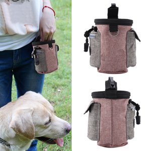 Pet Feed Poche, Détaché en coton Linge de chien d'entraînement Sac de traitement, Dog d'entrainement sac de traitement pour chien douillet
