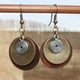 thumbnail image 3 of Xiao Hua Pendientes colgantes de estilo retro, nuevos y únicos, para mujer, estilo étnico bohemio, vintage (marrón), 3 of 4