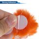 thumbnail image 5 of Accesorios para Cascos de Motocicleta Decoración Lazo Azul Esponjoso para Cascos de Motocicleta Bicicleta Esquí Etiqueta Naranja 2 Juegos, 5 of 6