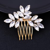 Crystal Bride Wedding Hair Comb Bridal Hair Pieces Hair Accessories for Women and Girls