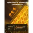 thumbnail image 2 of GiveBest - Calentador de espacio programable con visualización LED, toma de corriente remota, calentador eléctrico con termostato y temporizador para hogar, oficina, baño, uso en interiores,, 2 of 5