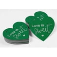 thumbnail image 4 of Inkdotpot 50 Pack Real Silver Foil Paper Tag Love Is Sweet Wedding Favor Hang Tag, 4 of 6
