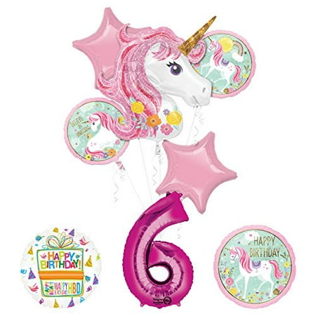  Unicorn  Party  Supplies  Believe In Unicorns  6th Birthday  