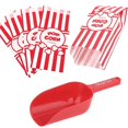 thumbnail image 2 of Poppy's Plastic Popcorn Scoop Bundle - 200 Bags and Plastic Popcorn Scooper, Popcorn Machine Accessories for Popcorn Bars, Movie Nights, Concessions, 2 of 7