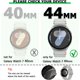 thumbnail image 2 of Protector de pantalla y funda RICHONE para Samsung Galaxy Watch 7 44 mm, paquete de 12, 2 of 7