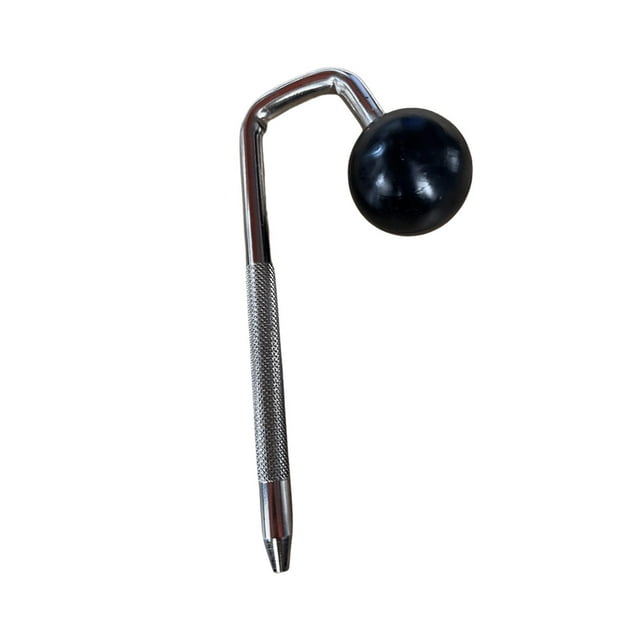 Bola de varilla en forma de L de metal para accesorios de percusión de instrumentos musicales de batería 40mm