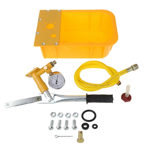 Hydraulic Pressure Tester Pump Pipeline Tester 2.5Mpa 25KG Manual Hydraulic Water Pressure Test Pump Hand Tool Durable